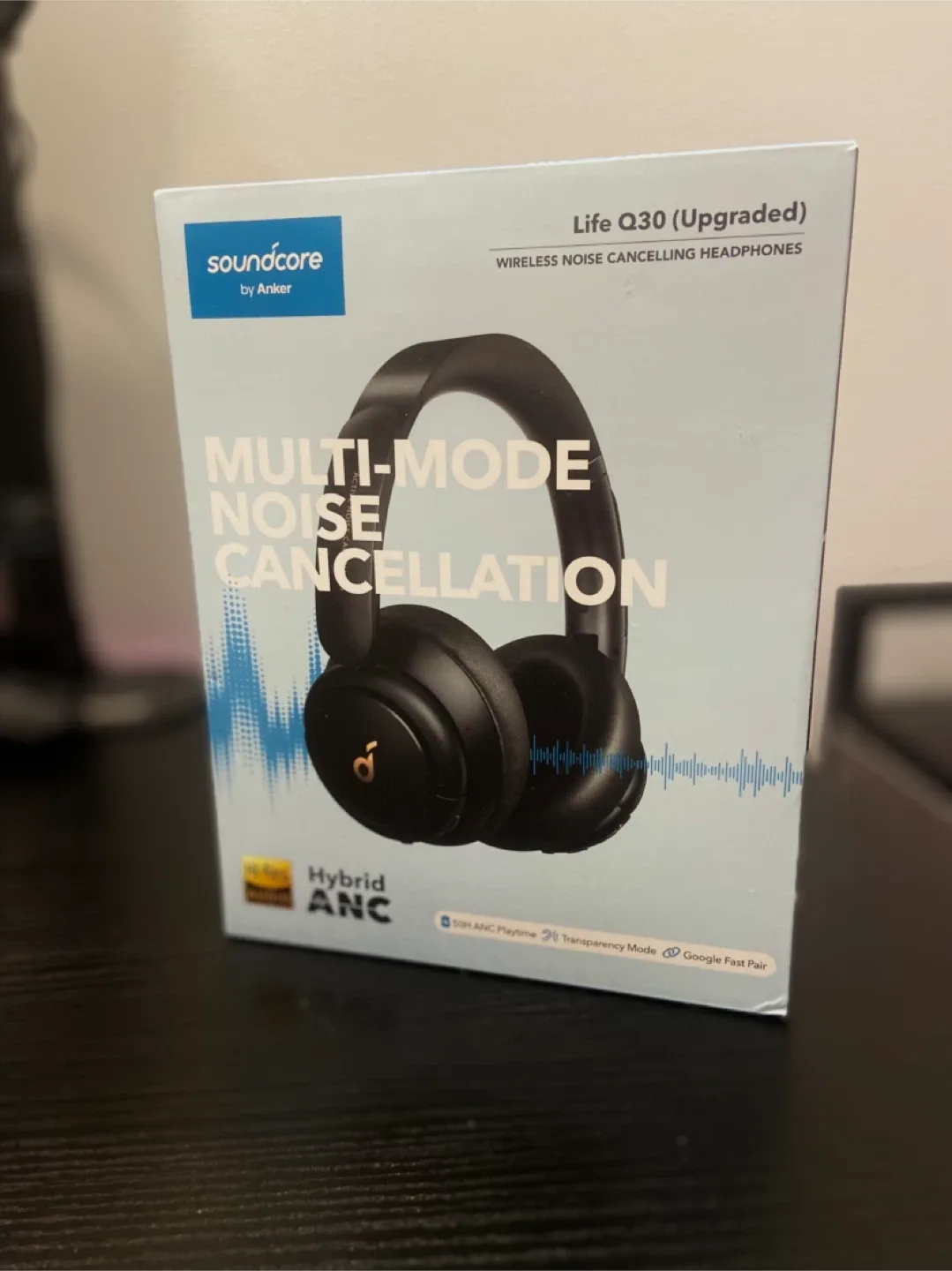 Soundcore Life Q30 Black Headphones - Like New! image indicator(6)