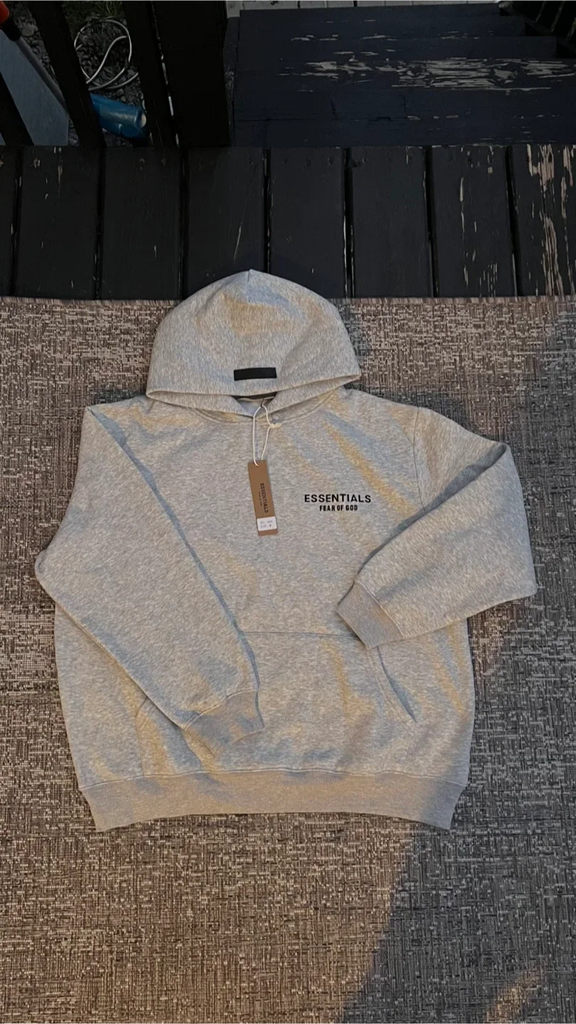 Essentials Fear of God Grey Hoodie & Sweatpants Set - M and L image indicator(2)