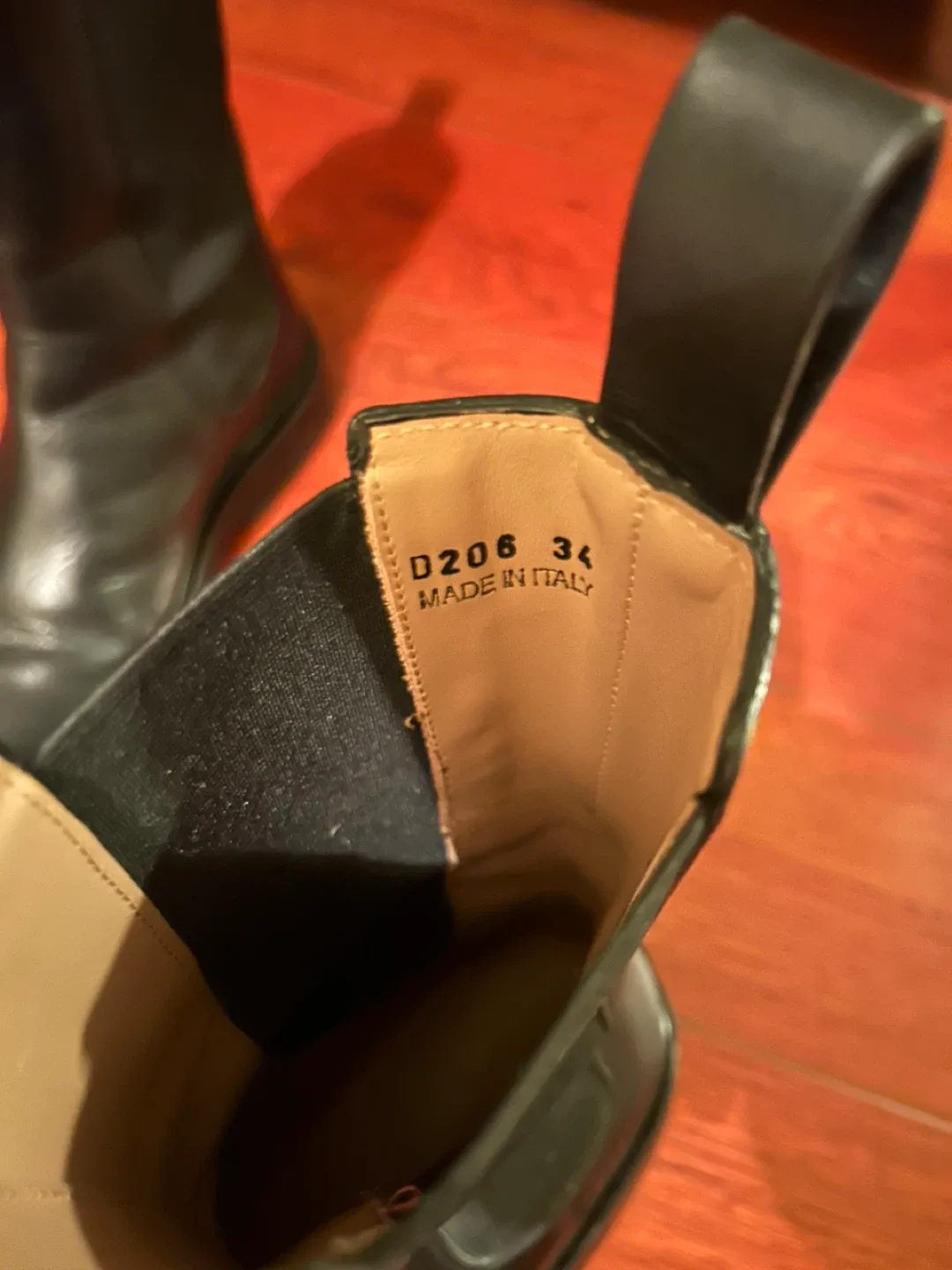 LEGRES Black Leather Boots - Size 34 image indicator(3)