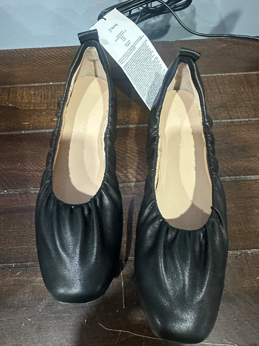 The Drop Women's Paige Black Ballet Flats