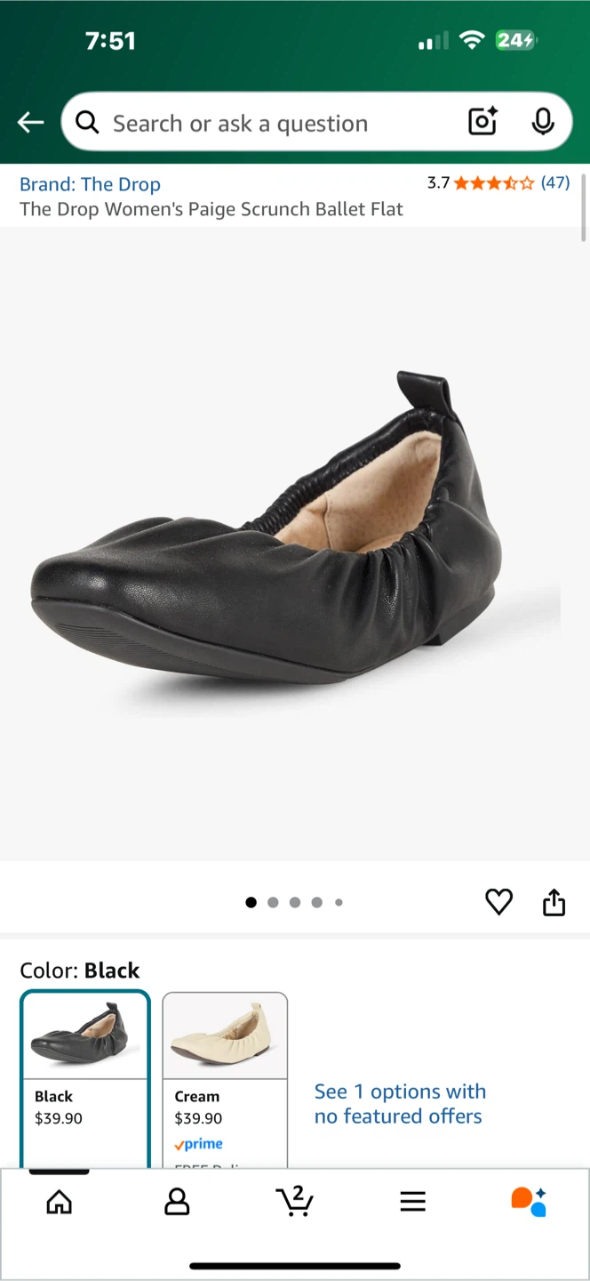 The Drop Women's Paige Black Ballet Flats - photo 5