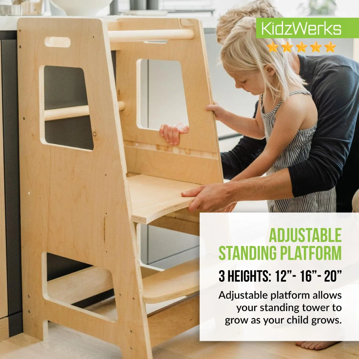 Child Standing Tower Kids - Kitchen Step Stool image indicator(4)