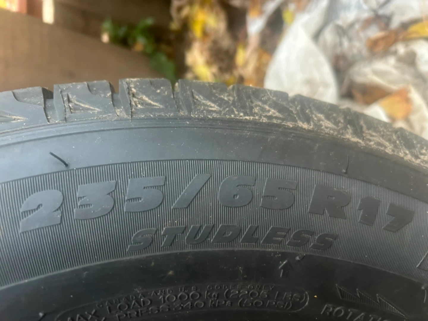 Michelin 235/65R17 Studless Winter Tires - Set of 4 - photo 4