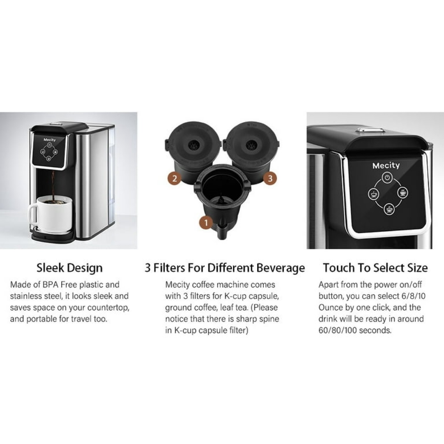 Mecity Coffee Maker - Model KC101 - photo 5
