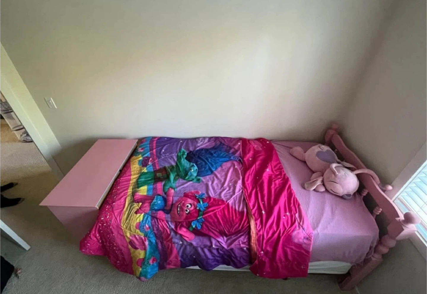 Free Pink Twin Bed Frame - photo 3