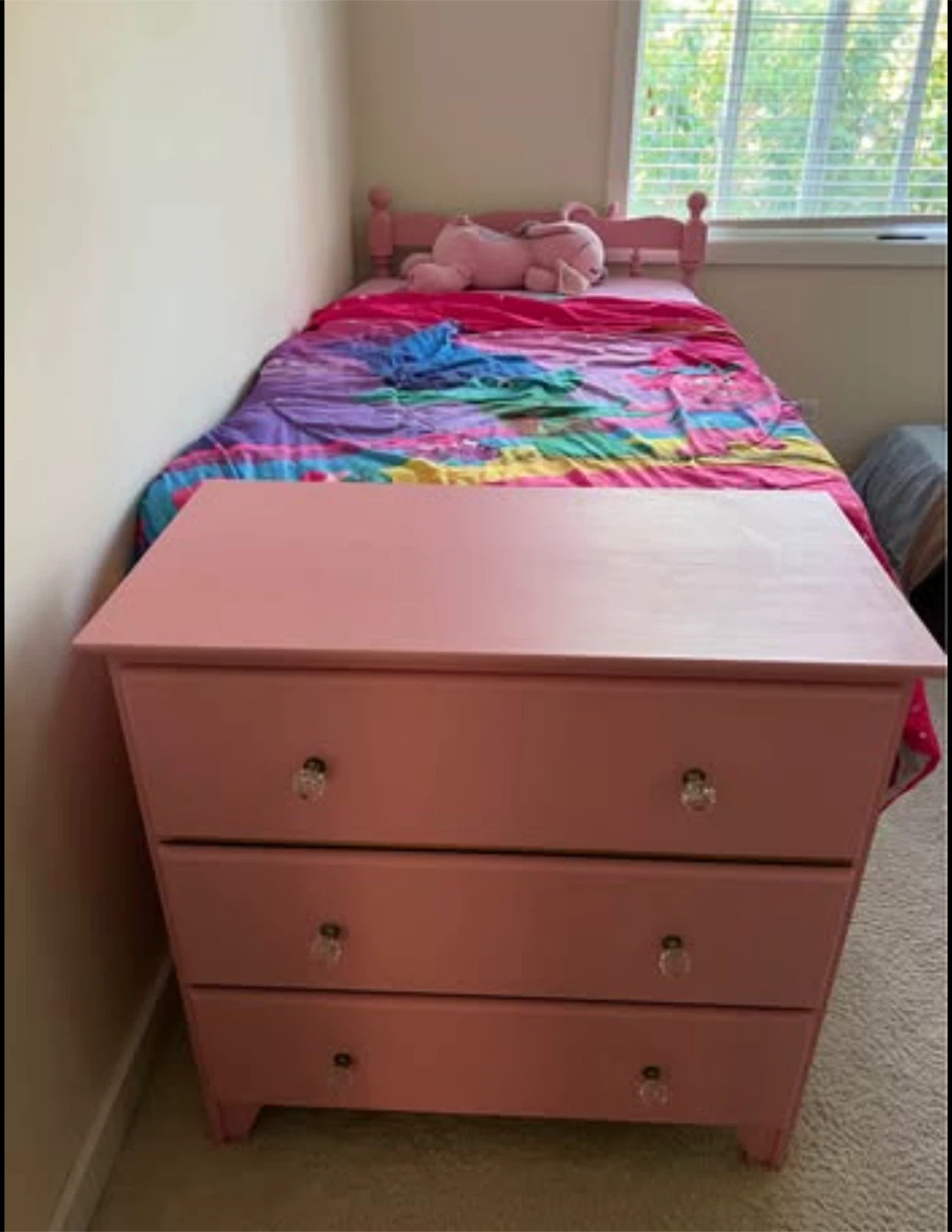 Free Pink Twin Bed Frame - photo 2