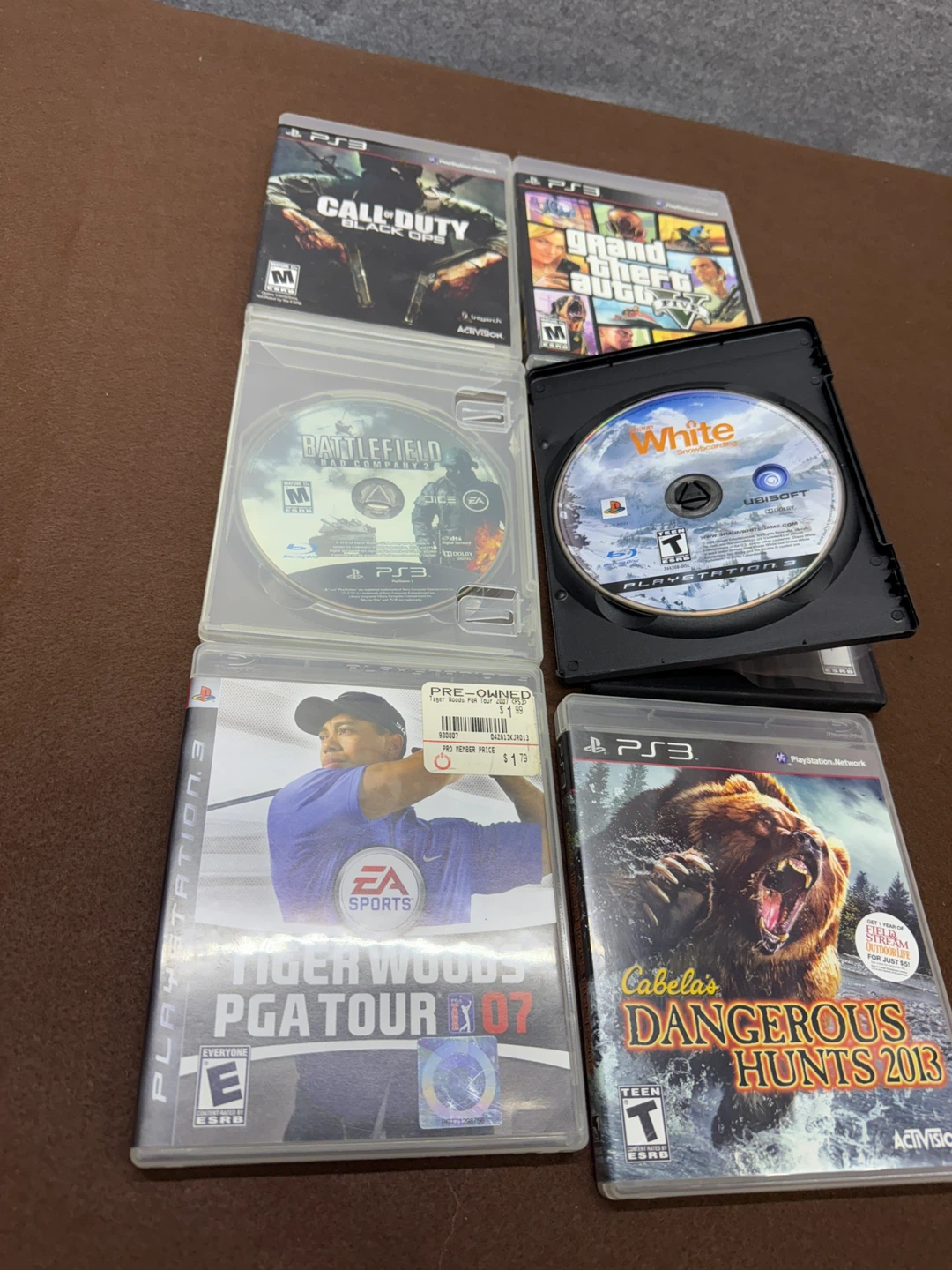 PS3 Games Bundle: Call of Duty, GTA, Battlefield, Tiger Woods - photo 3