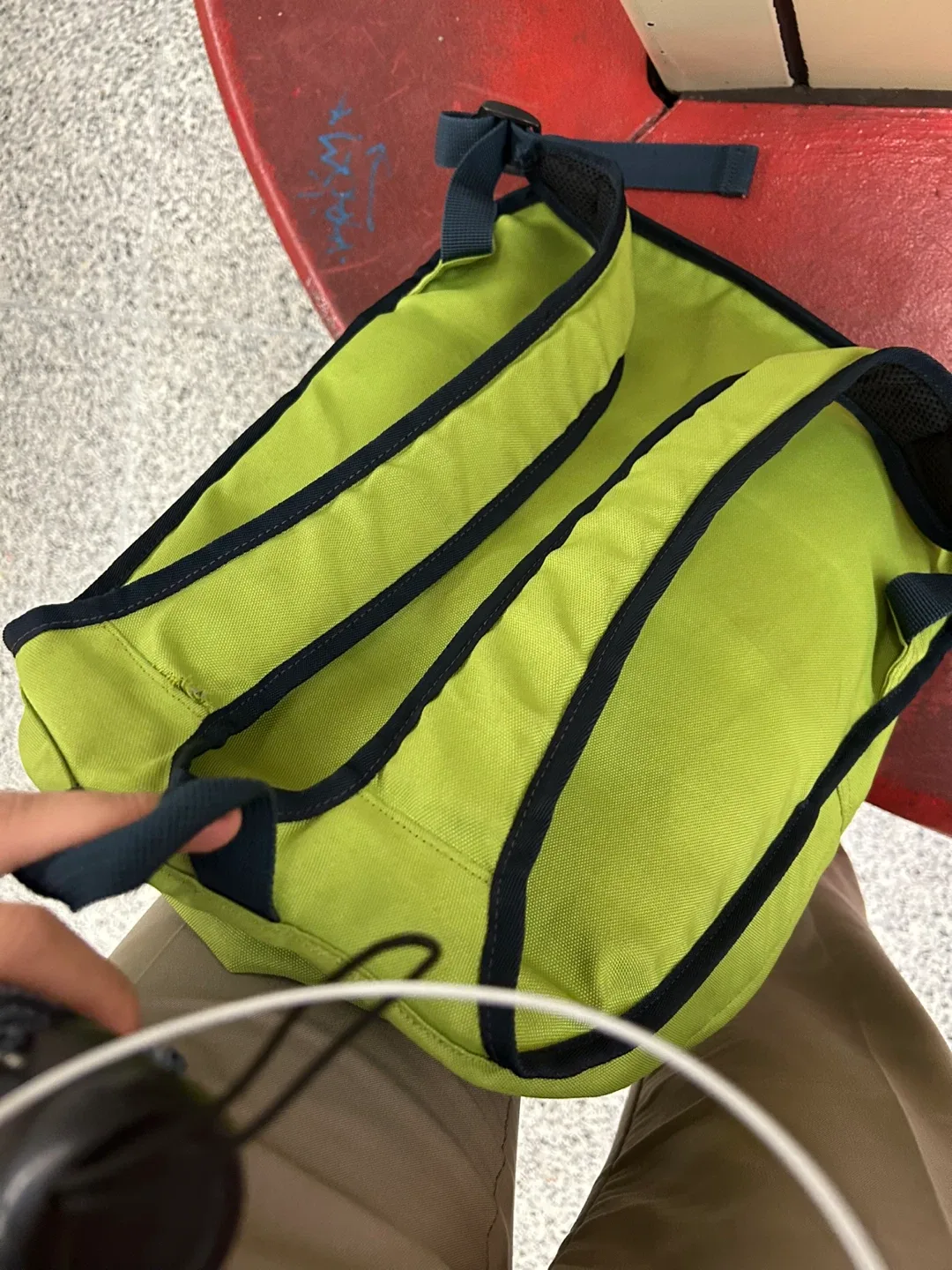 Asics Sport Backpack - Lime Green image indicator(3)