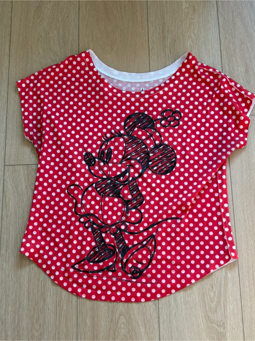 Disney Parks Minnie Mouse Polka Dot Top - Size M thumbnail