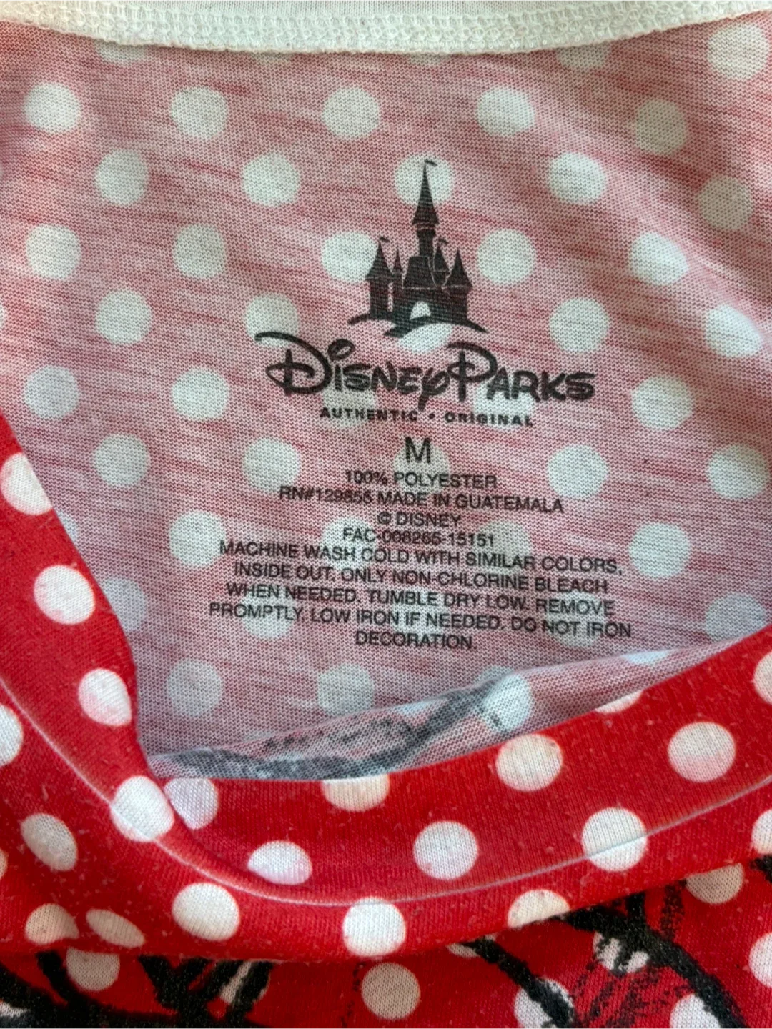 Disney Parks adult Minnie Mouse Polka Dot Top - Size M image indicator(3)