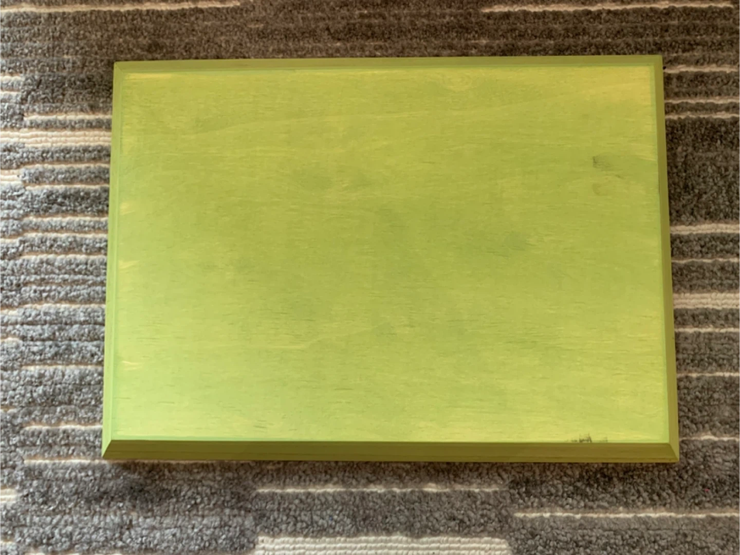 Green Wooden Tray - "Have an Eggcellent Day!" - photo 2