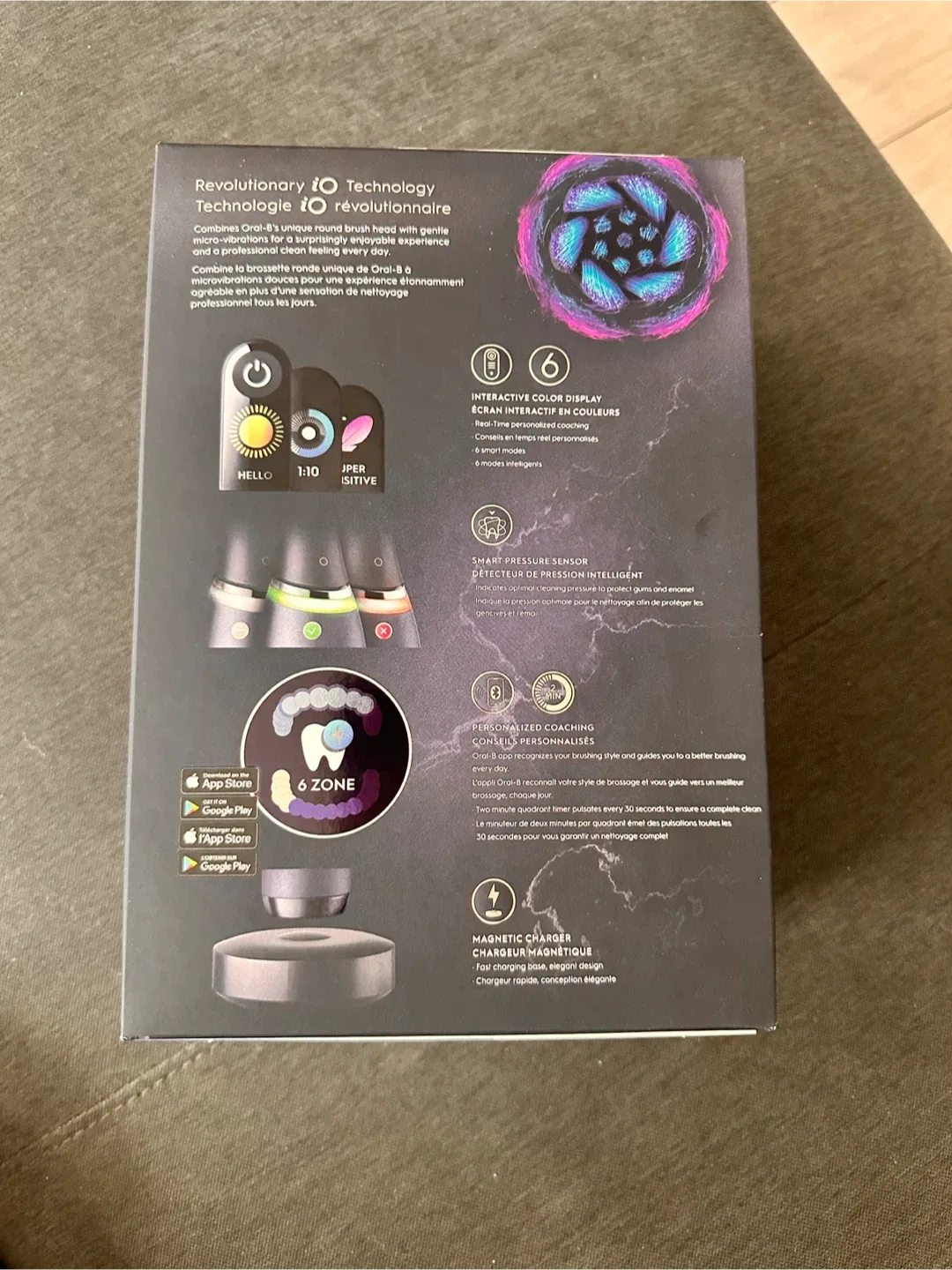 Oral-B iO Series 8 Rechargeable Toothbrush - Black Onyx image indicator(5)