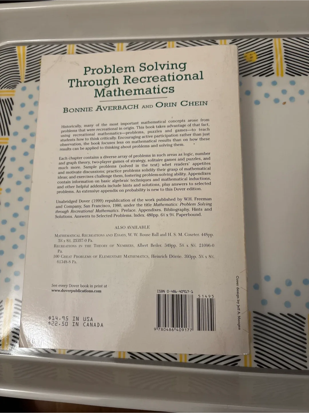 Problem Solving Through Recreational Mathematics image indicator(2)