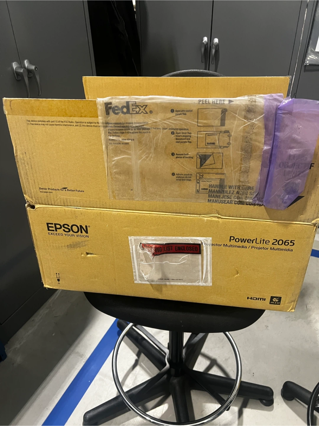 Epson PowerLite 2065 Multimedia Projector - New in Box - photo 5