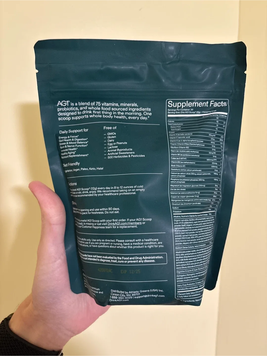 AG1 Daily Foundational Nutrition Supplement image indicator(2)