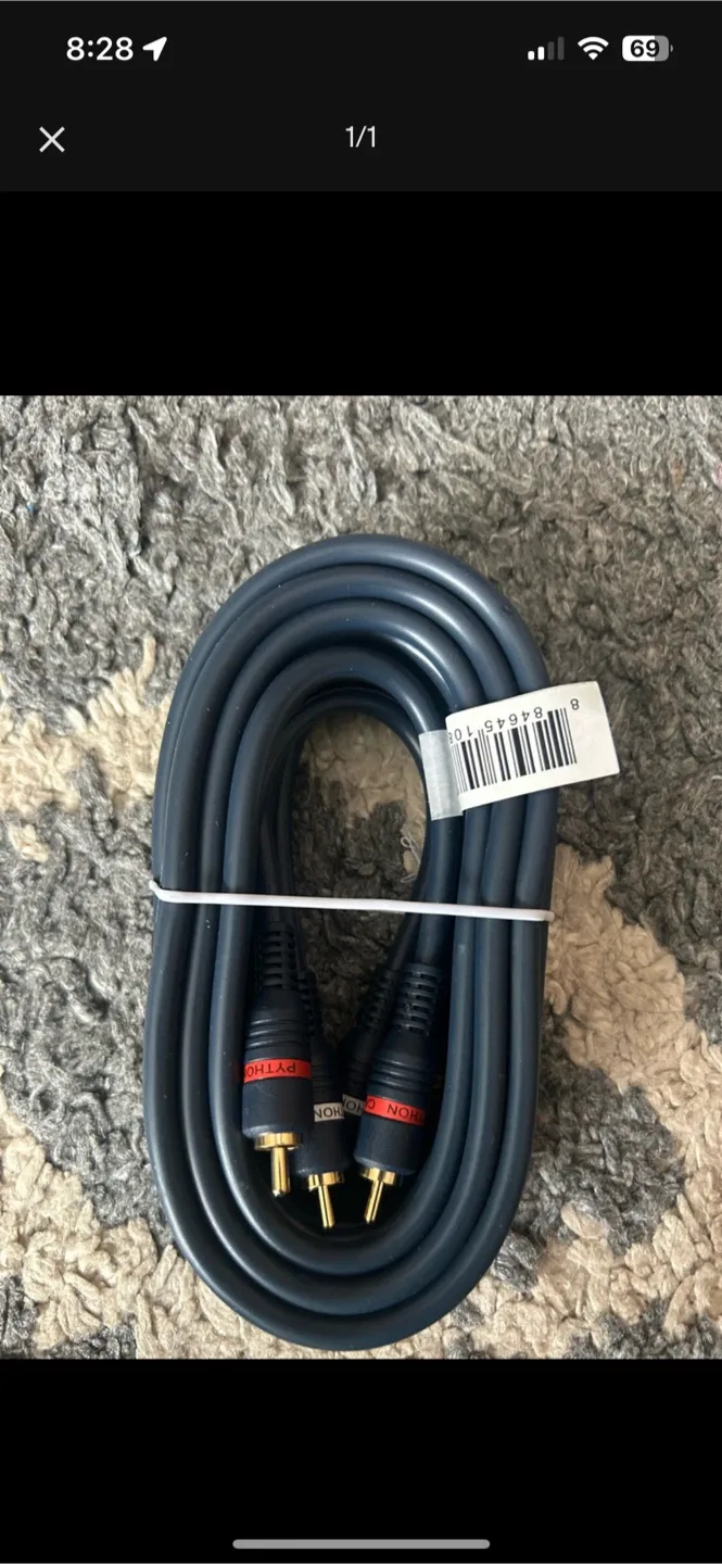 Python RCA Audio Cable