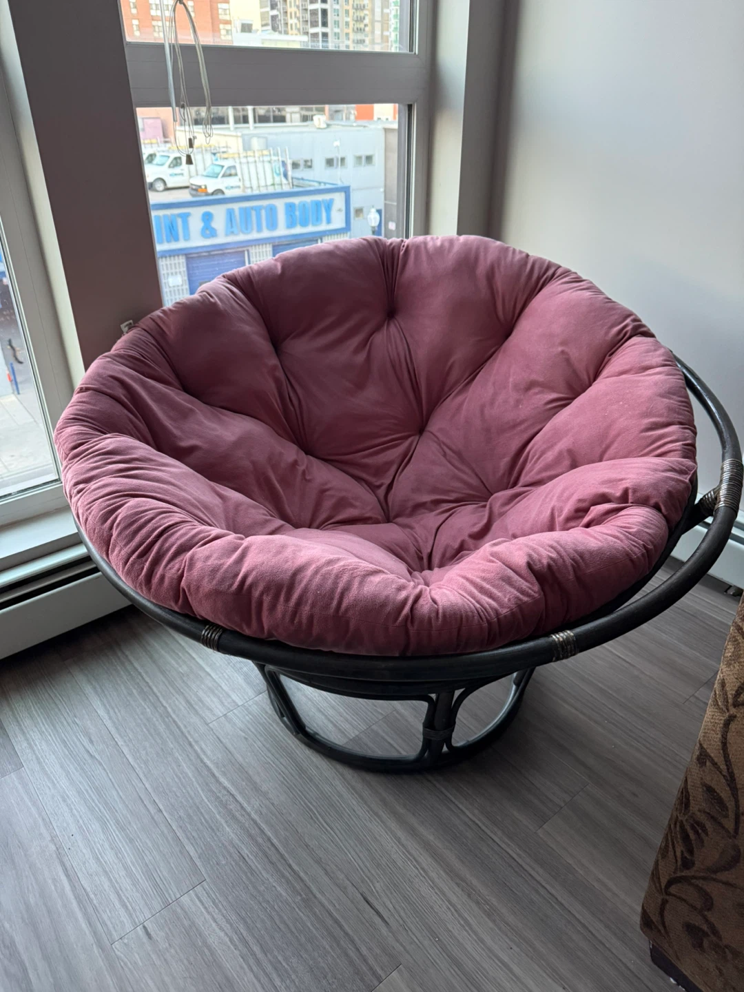 Papasan Chair - Mauve