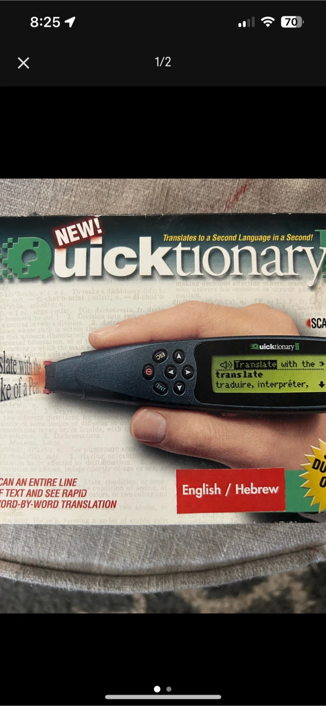 Quicktionary II Translator