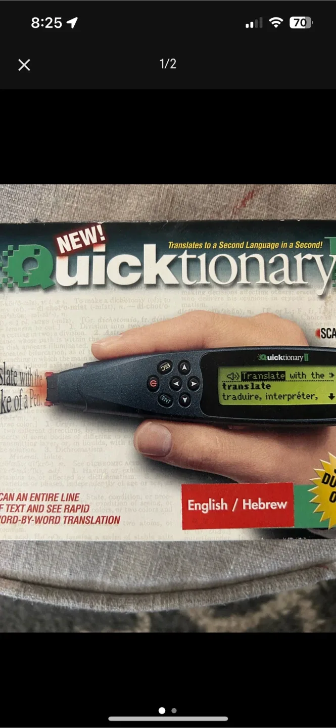 Quicktionary II Translator