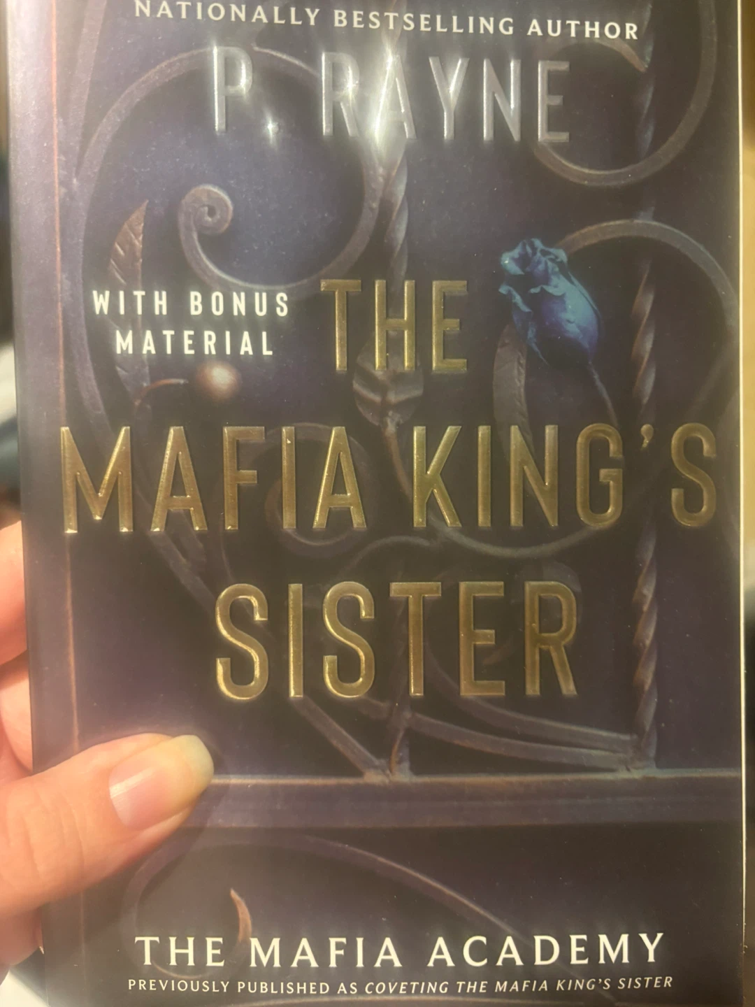 SIGNED The Mafia King's Sister by P. Rayne