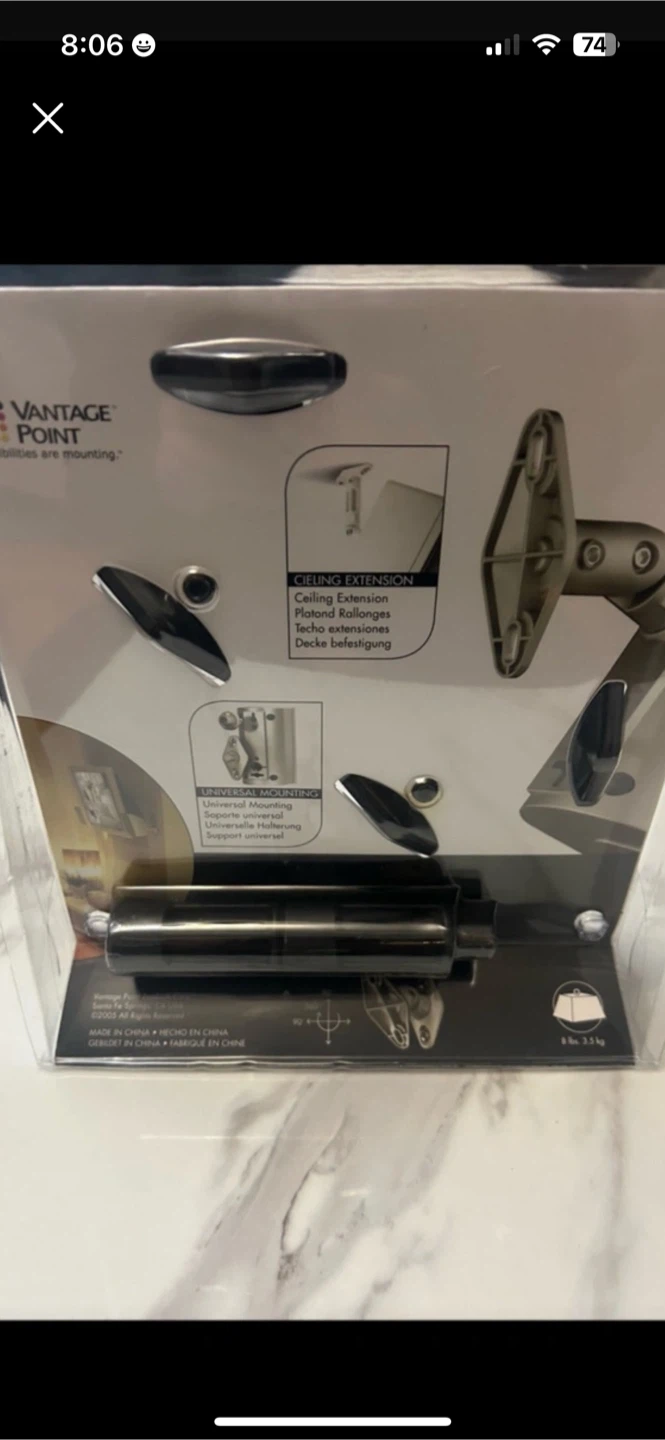 Vantage Point Ceiling Extension Universal Mounting