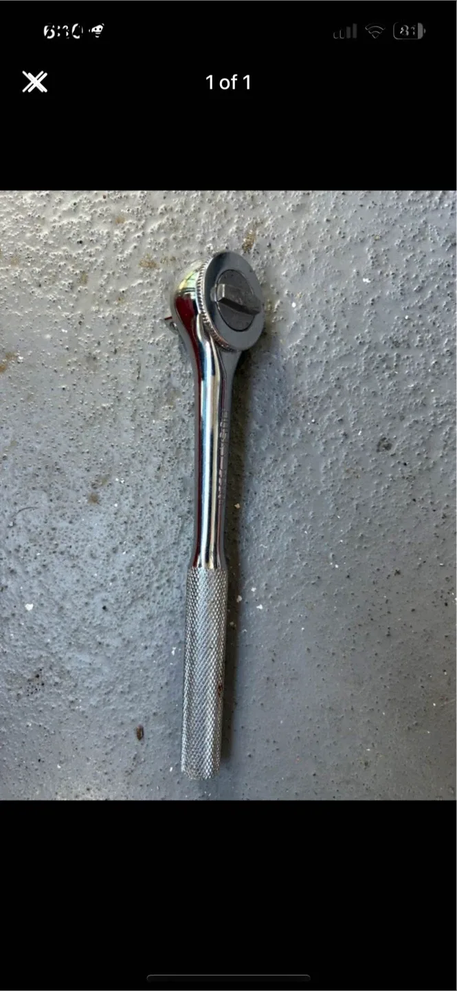 Chrome Ratchet Handle