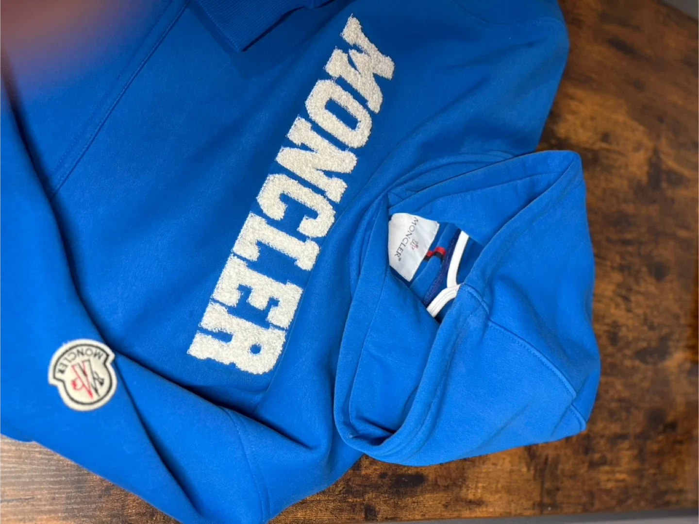 Moncler Blue Hoodie image indicator(4)