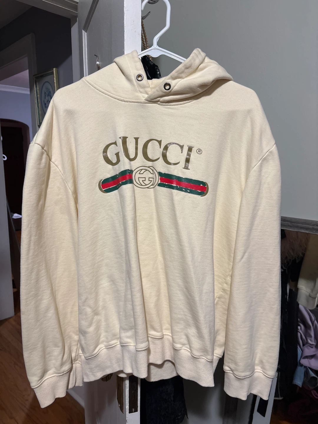 Gucci Cream Hoodie - Size XXL - photo 2