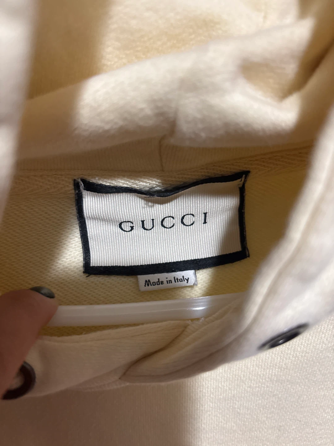 Gucci Cream Hoodie - Size XXL - photo 3