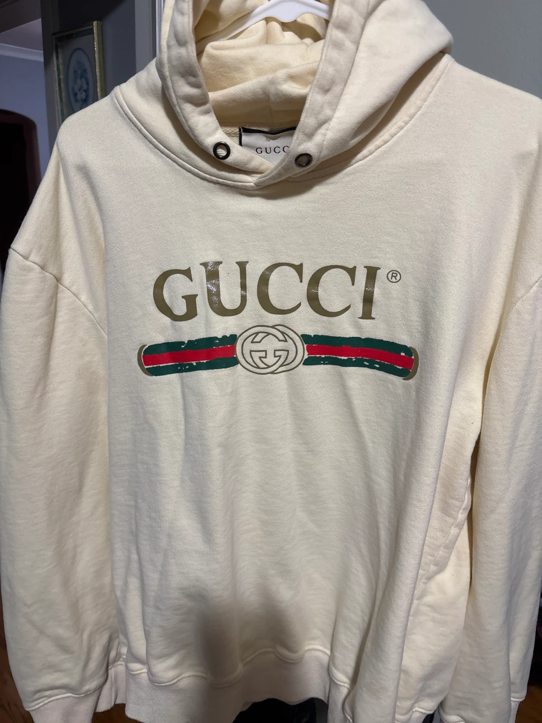 Gucci Cream Hoodie - Size XXL - photo 4