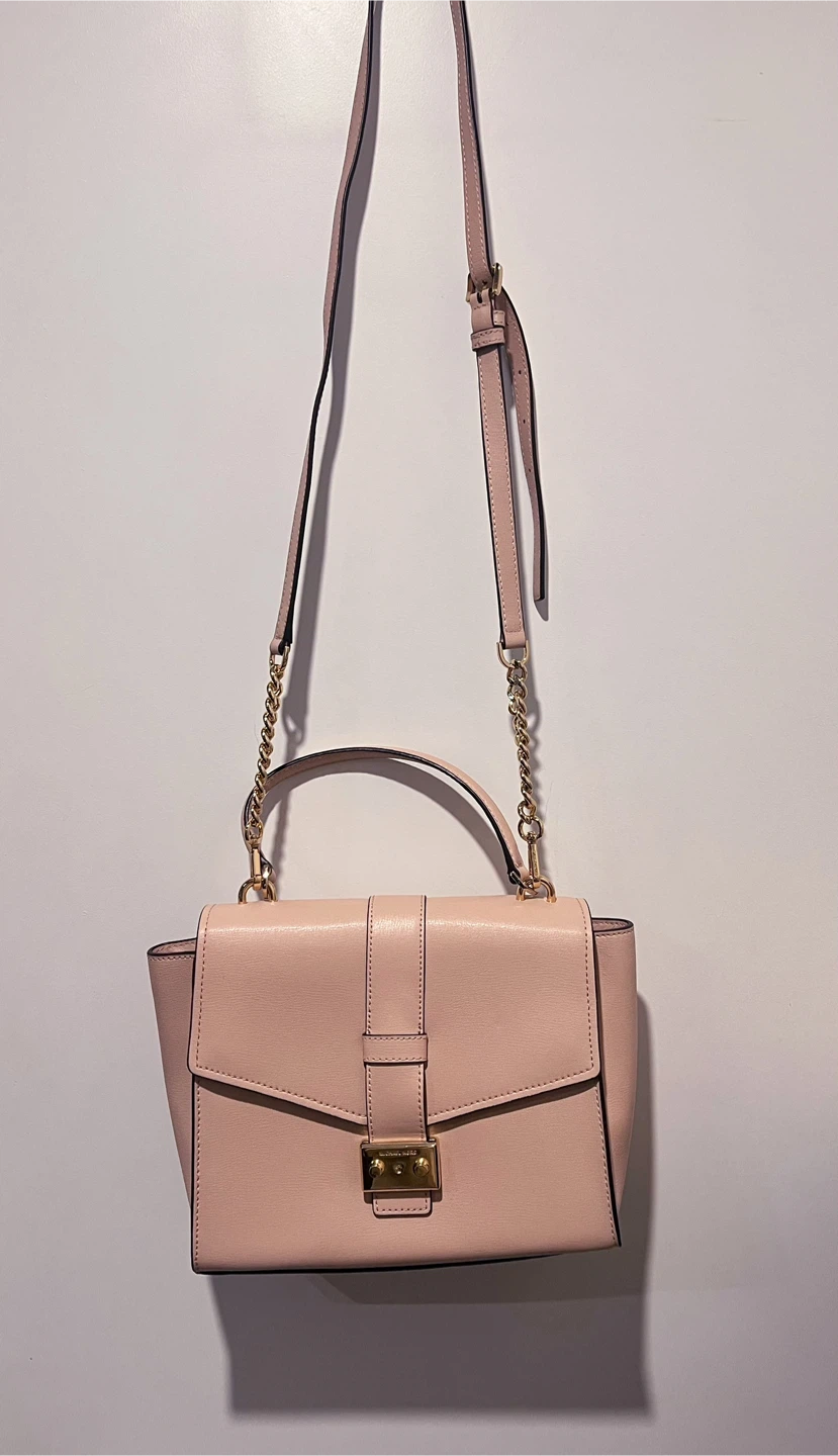 Brand New Michael Kors Pink Leather Crossbody Bag