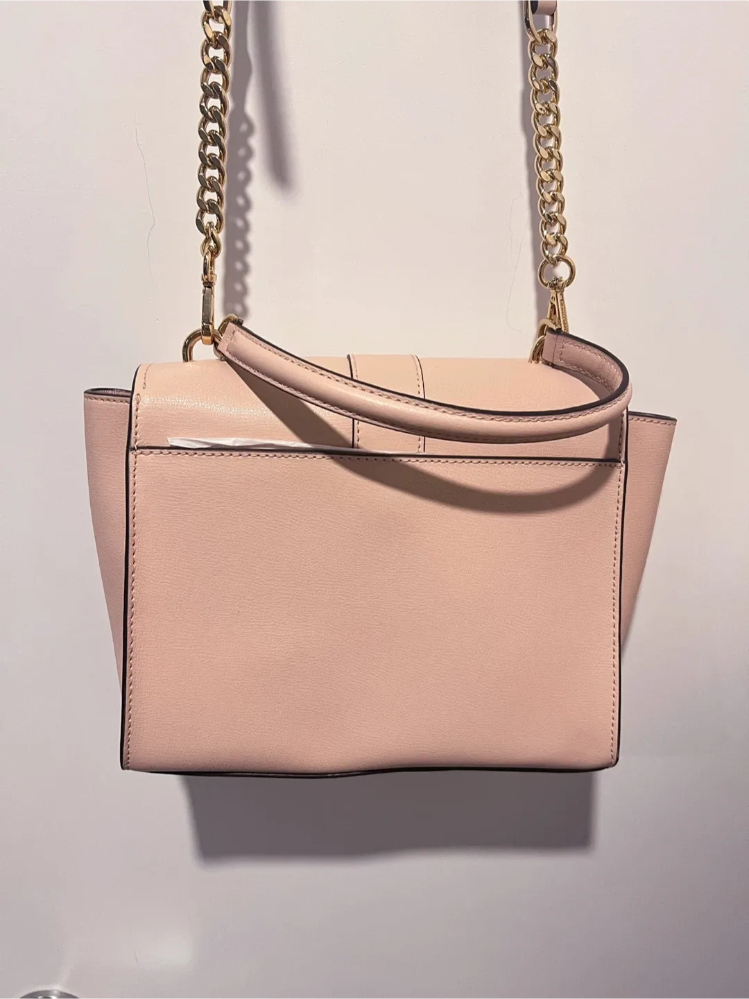 Brand New Michael Kors Pink Leather Crossbody Bag image indicator(2)