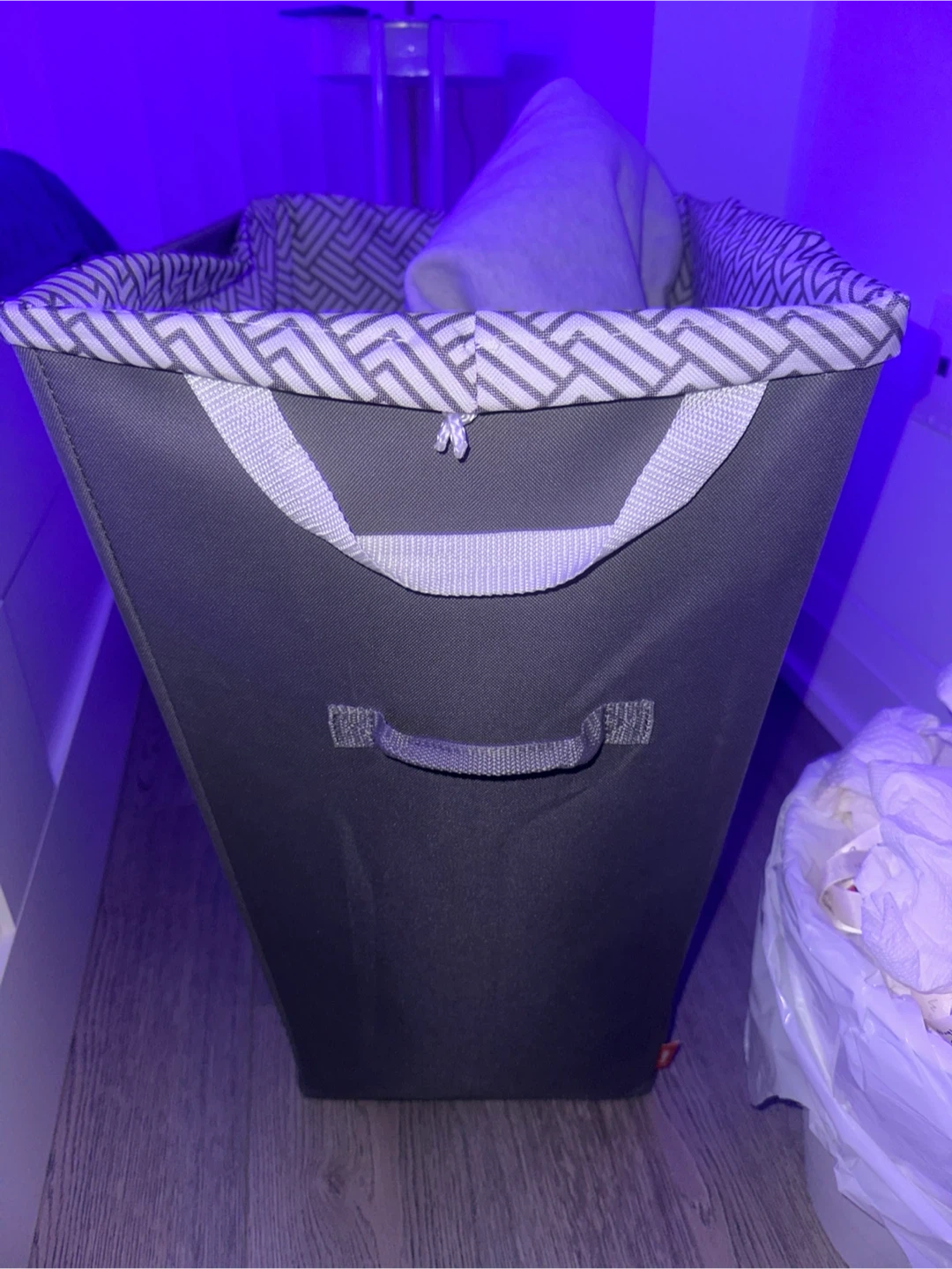 Grey Laundry Basket