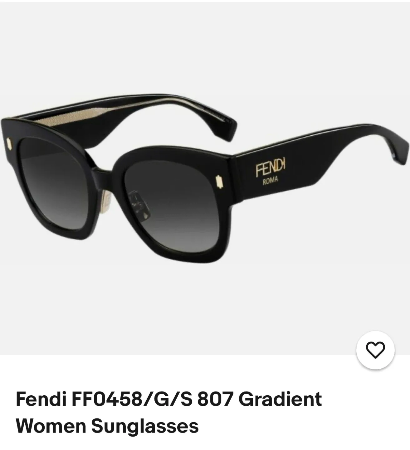 Fendi FF0458/G/S 807 Gradient Women's Sunglasses