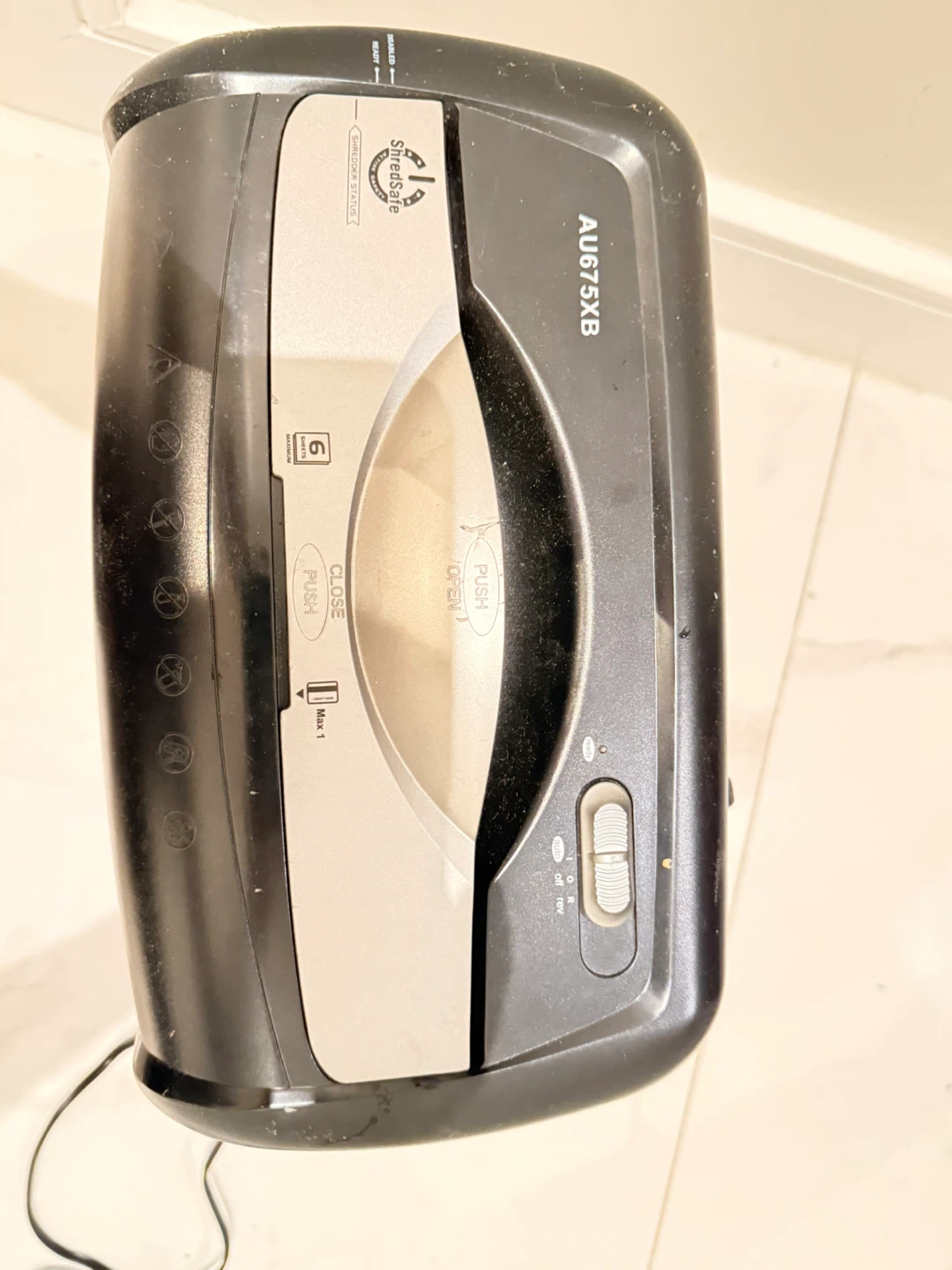 Aurora AU675XB Paper Shredder - photo 2