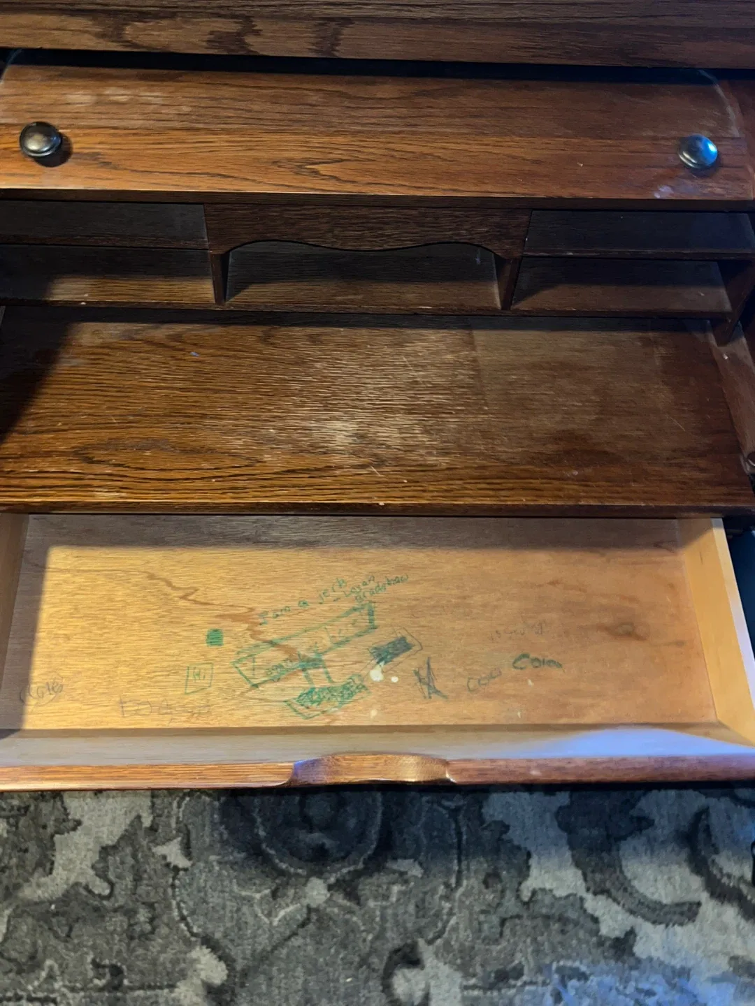 Wooden Roll Top Desk image indicator(6)