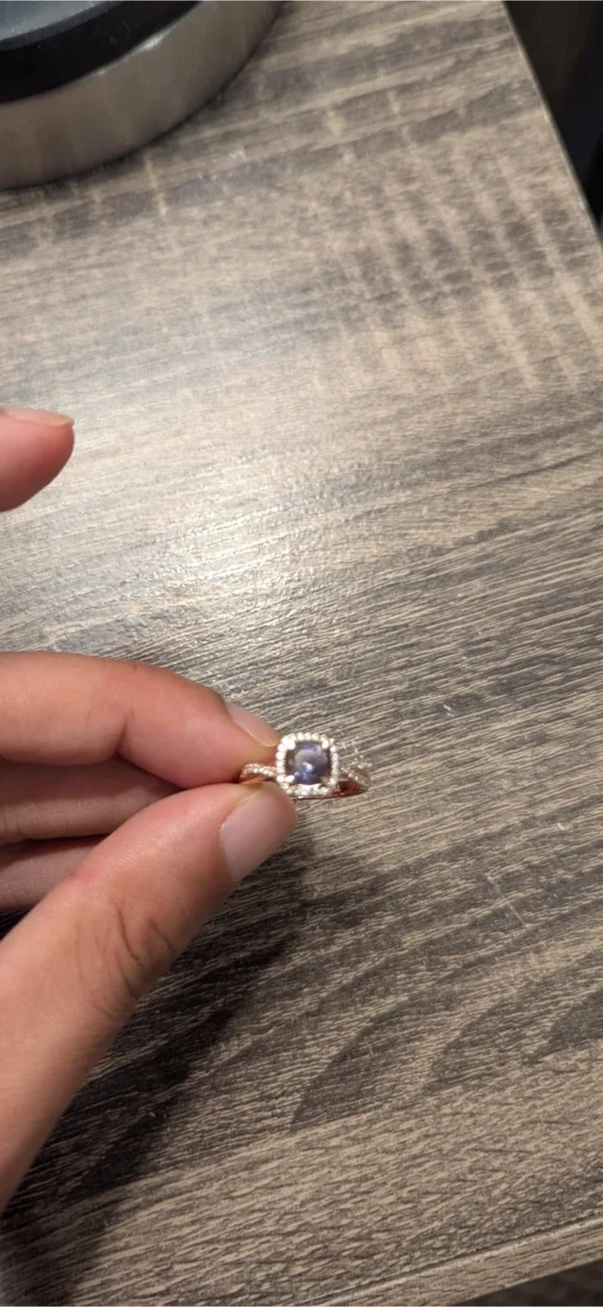 Tanzanite & Diamond Ring image indicator(2)