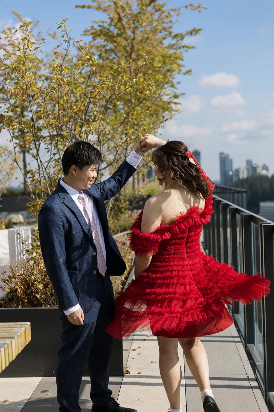 Needle and thread dress - red ruffle image indicator(6)