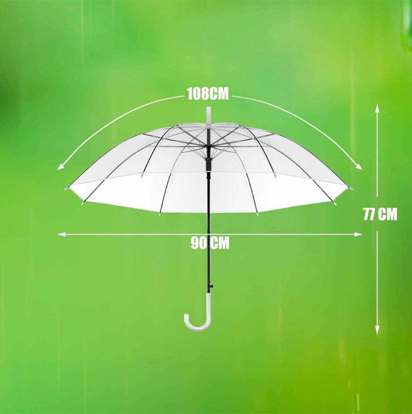 Clear Bubble Umbrella (15 pcs)
