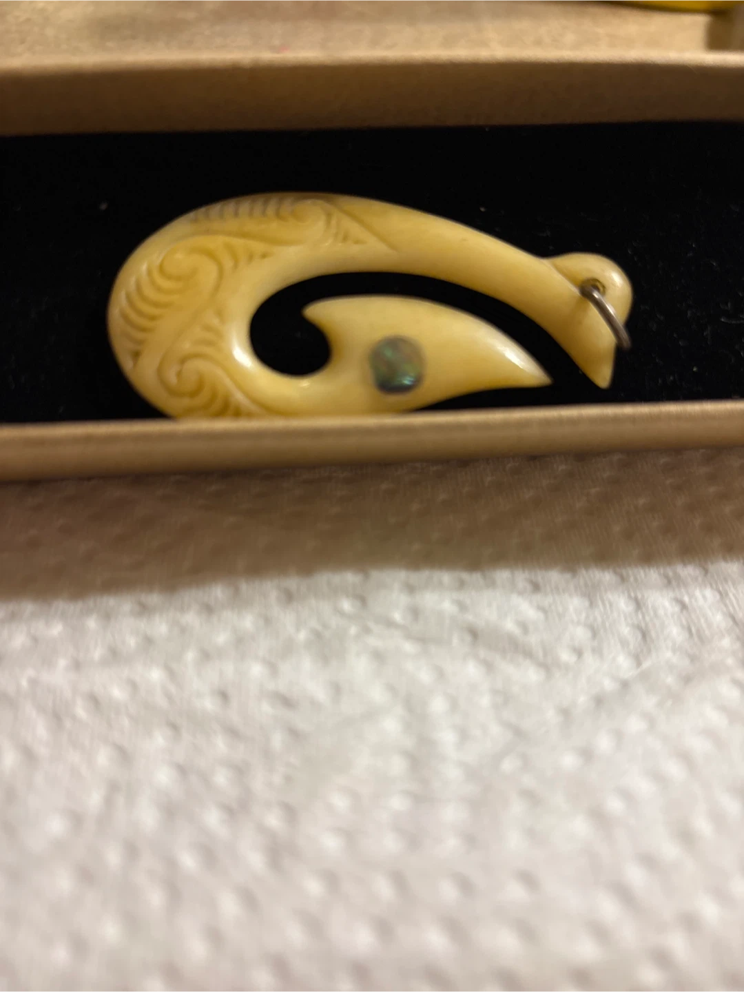 Hei Matau Fish Hook Pendant