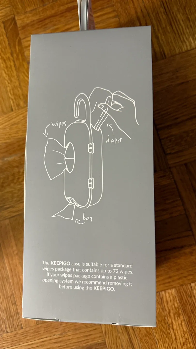 Keepigo Diaper Bag Wipe Dispenser - Portable Caddy image indicator(8)