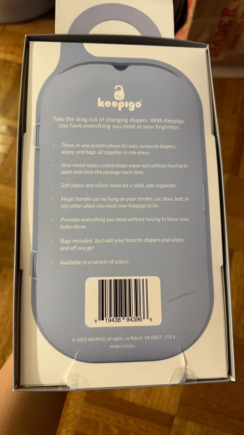 Keepigo Diaper Bag Wipe Dispenser - Portable Caddy image indicator(9)