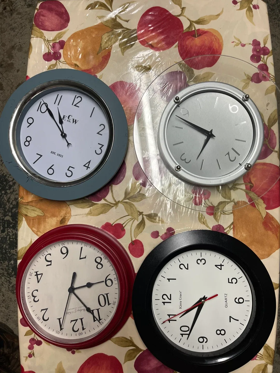 Assorted Wall Clocks - ECW, Sterling & Noble, Kiera Grace thumbnail