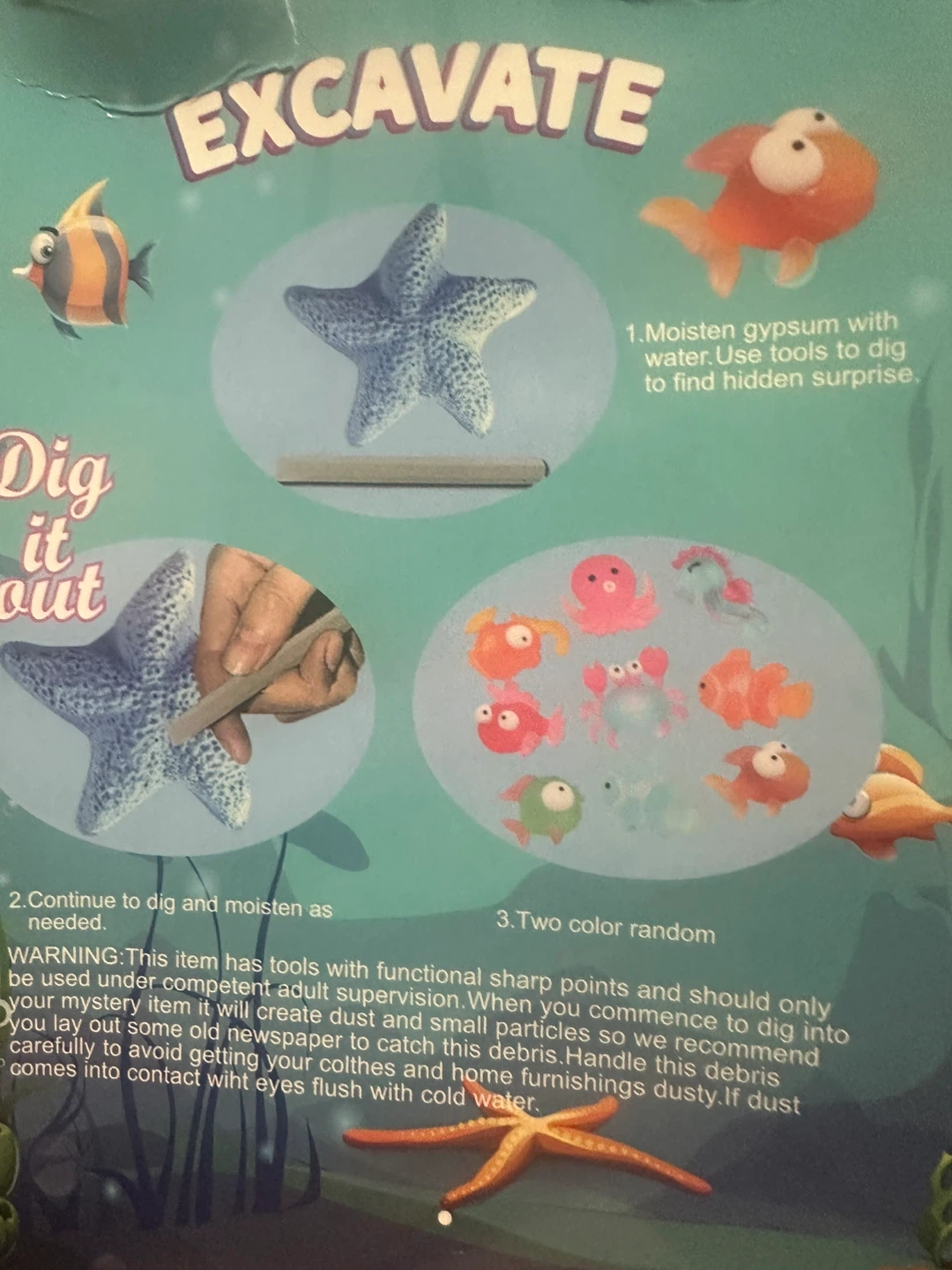 Excavate Marine Life Series Blind Box, Ages 6+ - photo 4