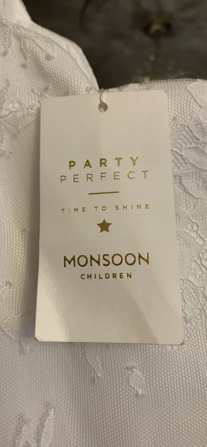 New Monsoon Children Party Dress - Size 12-13 yrs image indicator(2)