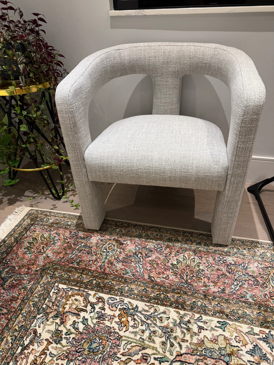 Brand New Light Grey Accent Chair