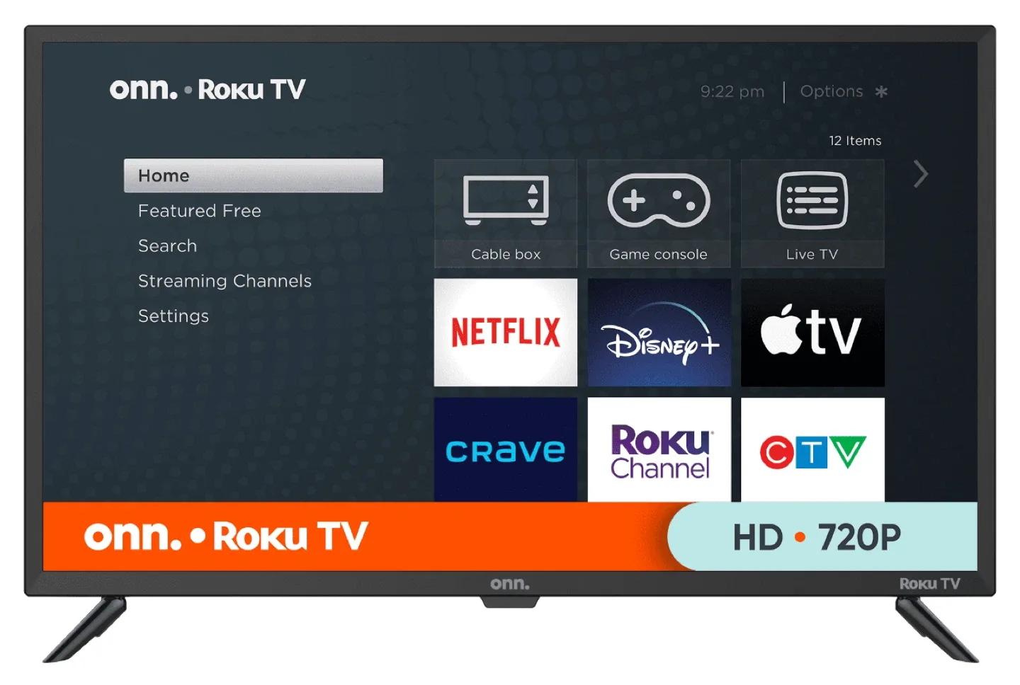 onn. Roku TV 32” - HD 720p image indicator(2)