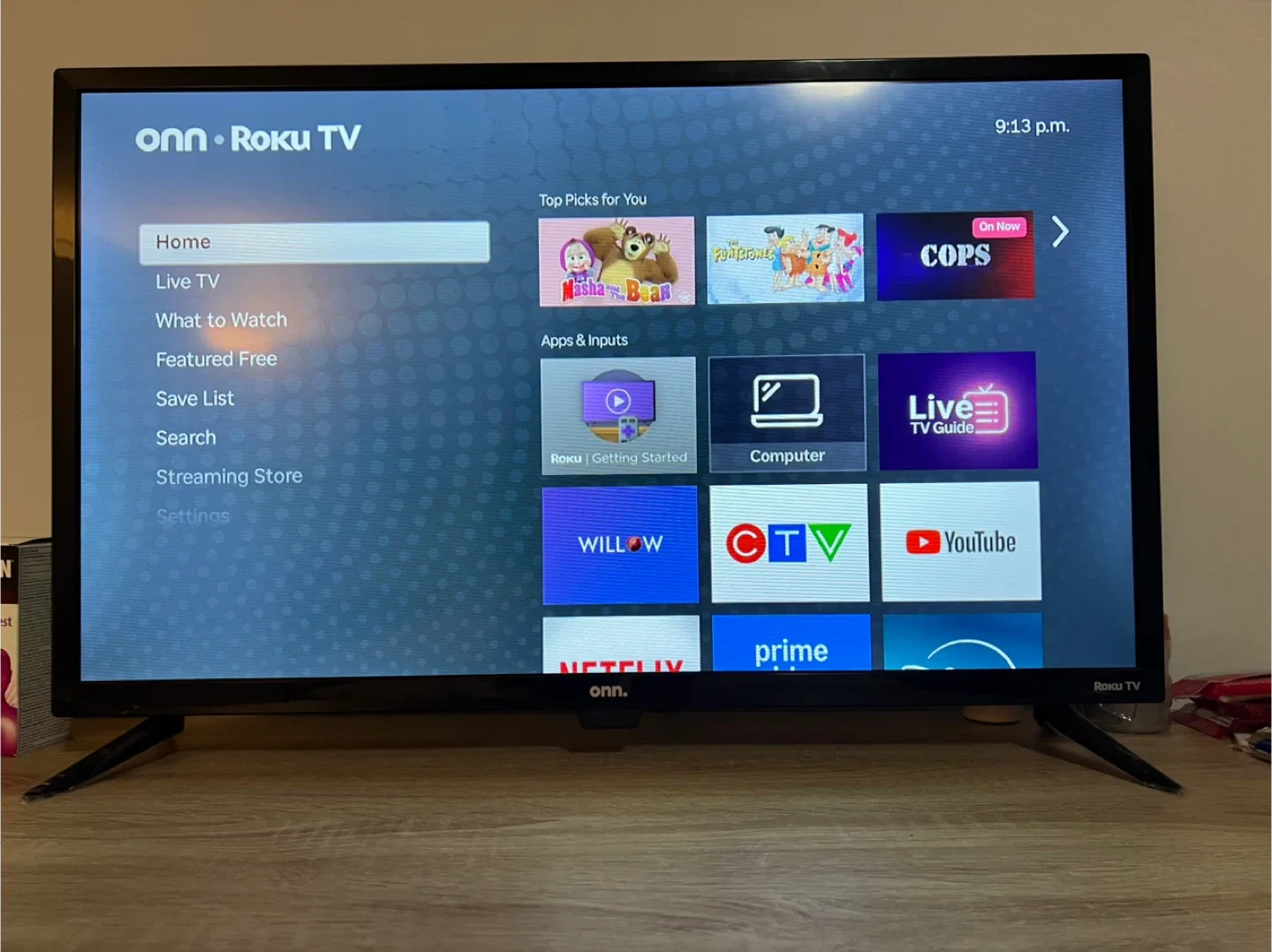 onn. Roku TV 32” - HD 720p thumbnail