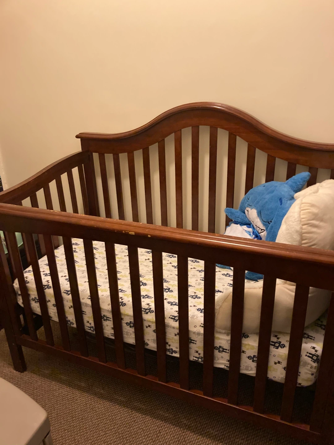 Convertible Toddler Bed - Dark Wood - photo 5