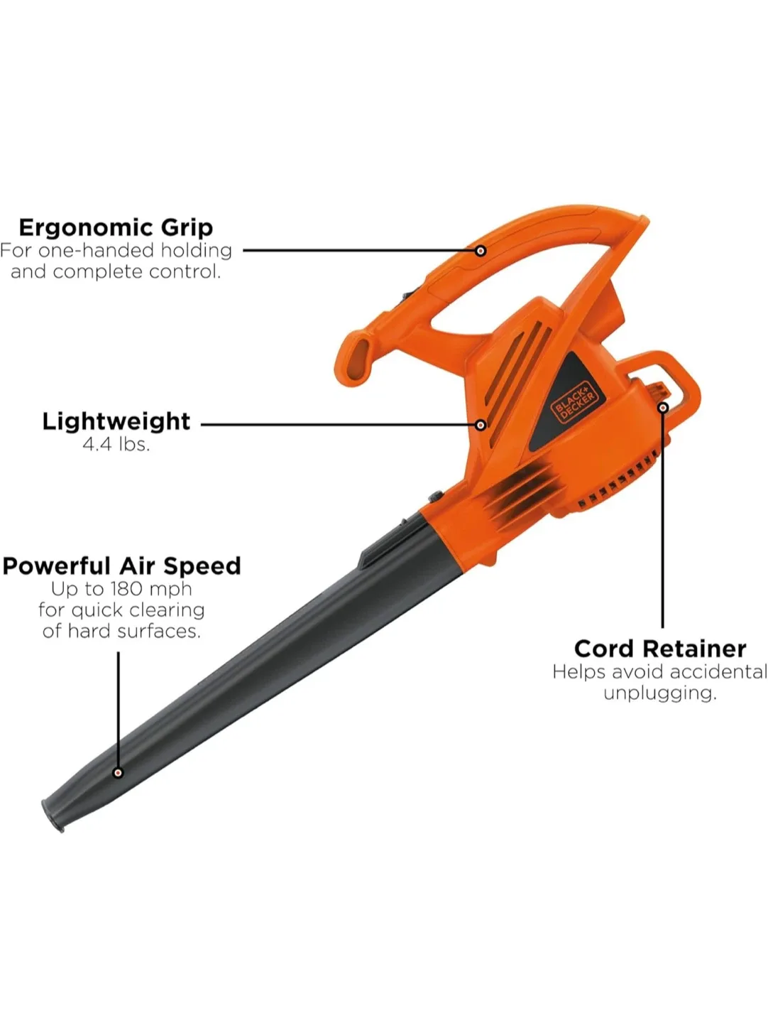 Black+Decker BV006 Leaf Blower image indicator(6)